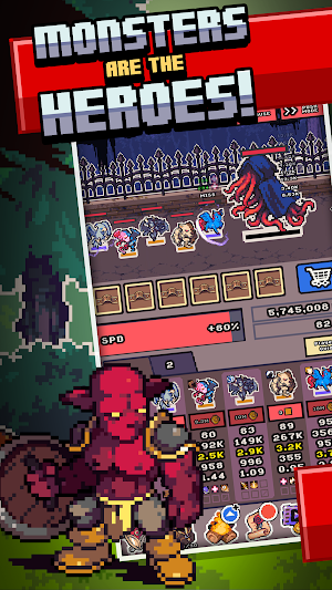 Idle Monster Frontier - team rpg collecting game Screenshot 0