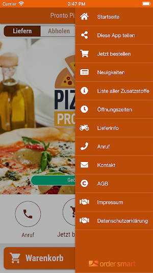 Pronto Pizzaservice Screenshot 2