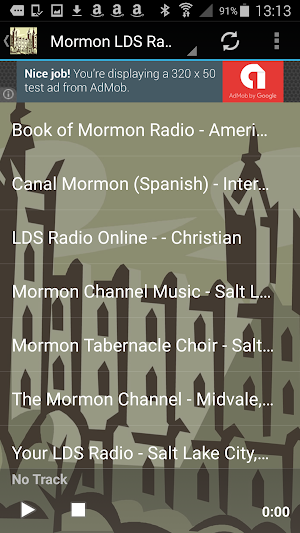 Mormon LDS Radio Stations Screenshot 1