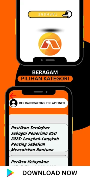 Cek Cair BSU 2025 Pos App Info Screenshot 3