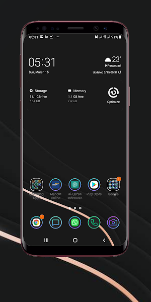 Rose Gold Wallpaper Screenshot 0