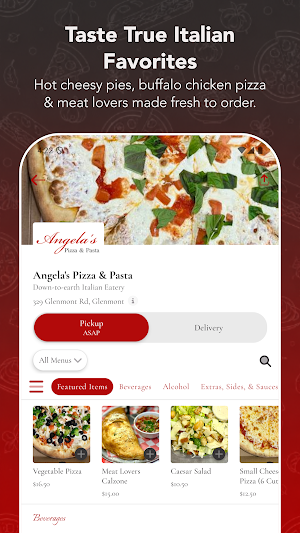 Angela's Pizza & Pasta Screenshot 1