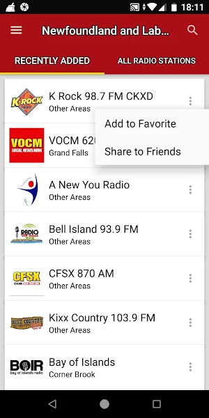 Newfoundland&Labrador Radios Screenshot 1