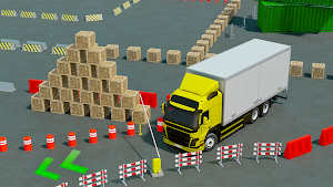 Euro parking hard truck games Screenshot 2