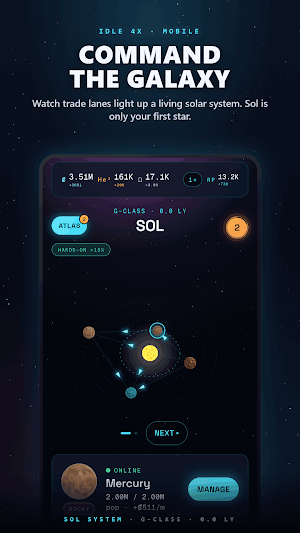 Stellar Dominion: Idle Galaxy Screenshot 0