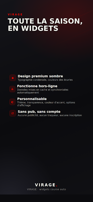 Virage – agenda & résultats Screenshot 1