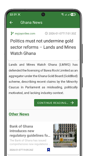 Ghana News App Screenshot 3