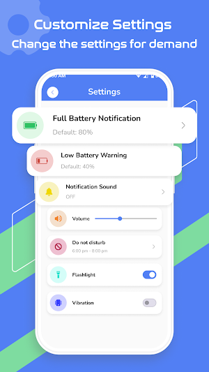 Battery Charge Notification Screenshot 1