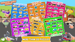 Car Puzzle games for kids Screenshot 3