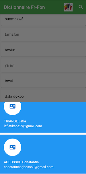 Dictionnaire Fongbé-Français Screenshot 1