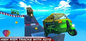 TukTuk AutoRickshaw Stunt Game Screenshot 3