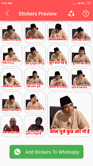 AbeySaale Sticker for Whatsapp Screenshot 3