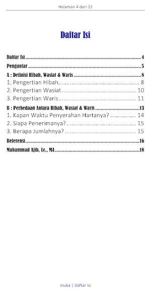 Perbedaan Hibah Wasiat & Waris Screenshot 1