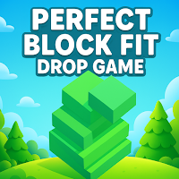 Perfect Block Fit Drop Game