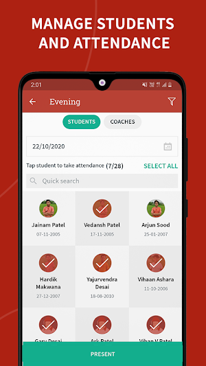The Academy App - Manage Your Sports Academies Screenshot 1