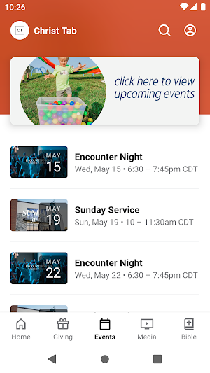 Christ Tab Screenshot 2