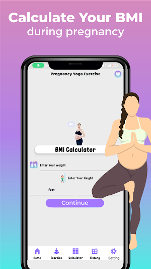 Pregnancy Yoga Exercise App Screenshot 3