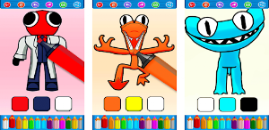 Rainbow Friends 2 Coloring Screenshot 1