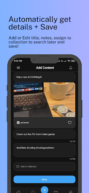 Postrical - Save Links & Urls Screenshot 3
