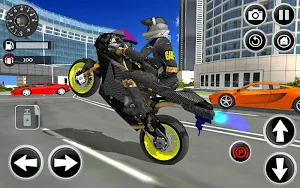 Motorbike Stunt Super Hero Simulator Screenshot 0
