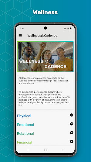Wellness@Cadence Screenshot 2
