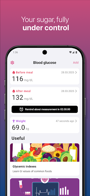Avalvi Care Blood Sugar Screenshot 0