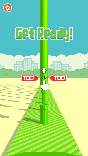 Flappy 3D - Bird's Eye View Screenshot 0