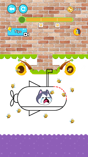 Save the Dog: Draw Puzzle Screenshot 3