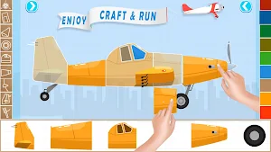Craft And Run Airplane Screenshot 0