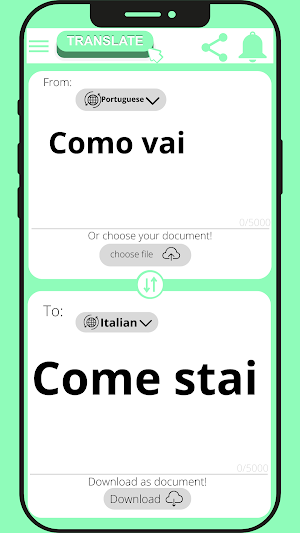 Italian- Portuguese Translator Screenshot 2