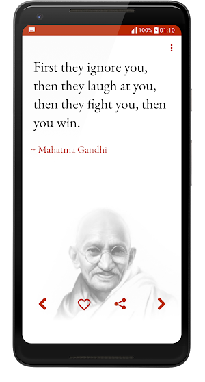 Gandhi Quotes - Daily Quotes Screenshot 0
