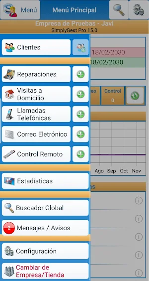 SimplyGest SAT Móvil Screenshot 1