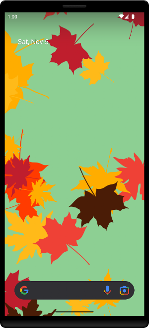 Autumn Leaves Live Wallpaper Screenshot 3