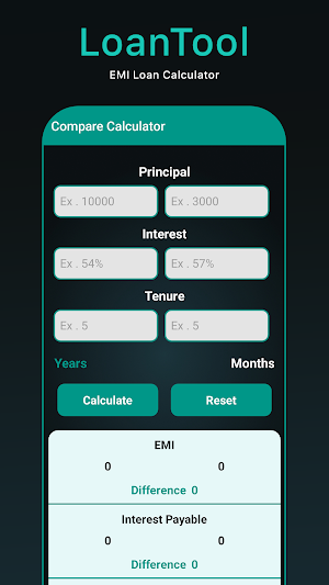 LoanTool - EMI Loan Calculator Screenshot 2