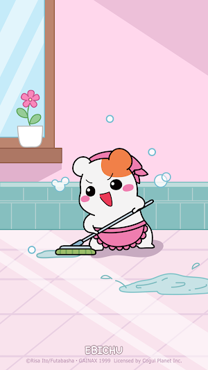 카카오톡 테마 - 에비츄_청소왕이라 불러츄 Screenshot 0
