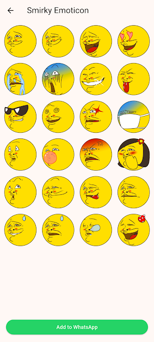 Funny Face Stickers Screenshot 2