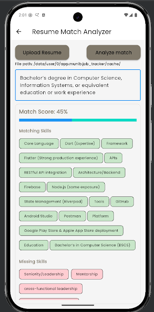 OPTrak Screenshot 2