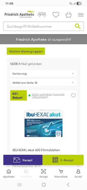 TE.AM Apotheken App Screenshot 1