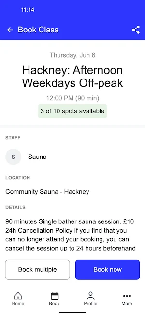Community Sauna Screenshot 2