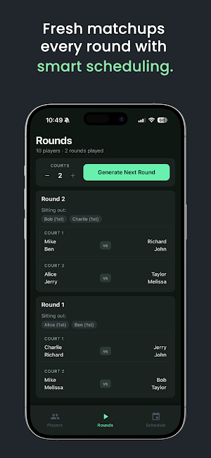 Picklemix - Court Organizer Screenshot 0