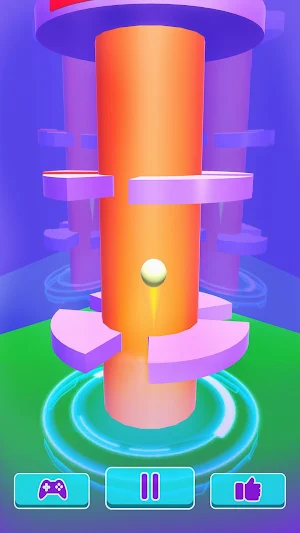 Helix Ball Bounce Opposite - G Screenshot 2