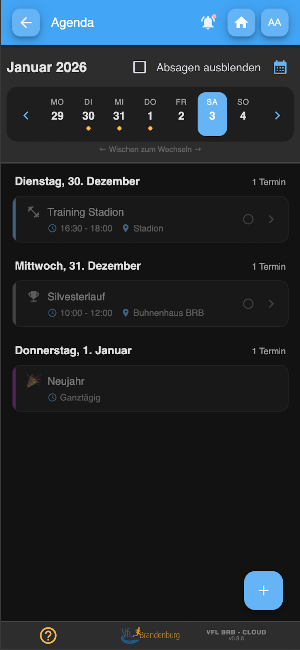VfL Brandenburg - Vereins APP Screenshot 1