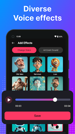Voice Changer - Sound Effects Screenshot 1