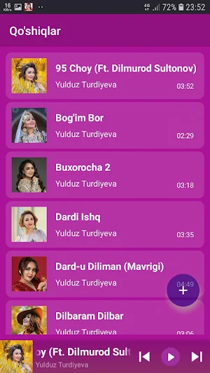 Yulduz Turdiyeva qo'shiqlari Screenshot 0