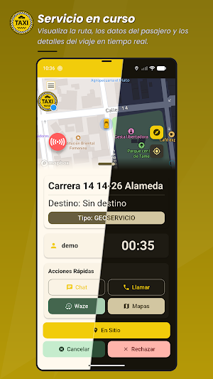 Conductor Taxis Seguros Screenshot 2