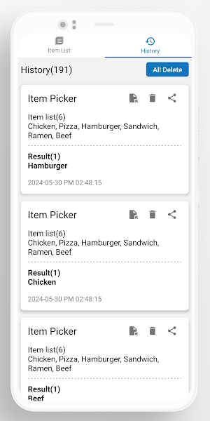 Item Picker Screenshot 3