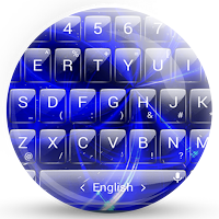 Keyboard Theme G Blue Galaxy