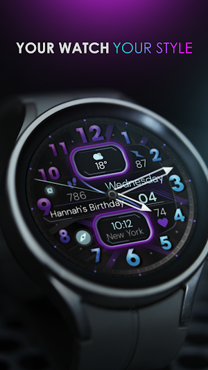 Dream 134 Colorful watch face Screenshot 2