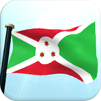 Burundi Flag 3D Live Wallpaper