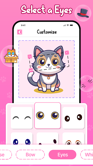 Cat Language DIY Wallpaper Screenshot 2